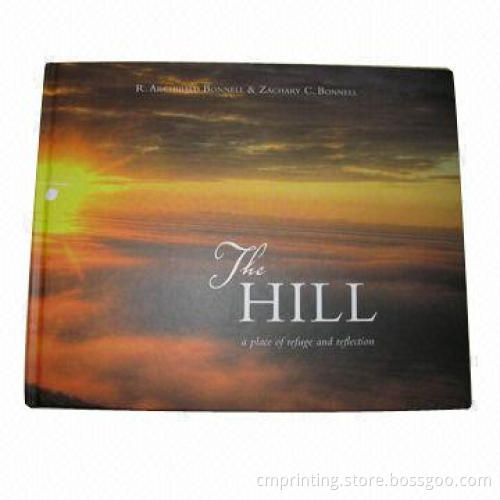 Hardcover poetry book printing, 128gsm art paper, full-color, sewn and glued